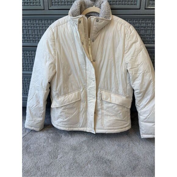 NWOT J Crew Sherpa-lined puffer jacket with PrimaLoft, Med $248 - Picture 2 of 6